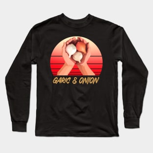 Garlic and Onion, Onion and Garlic Long Sleeve T-Shirt